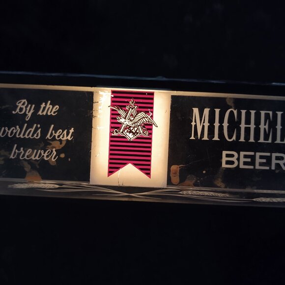 ILLUMINATED BAR SIGN MICHELOB BEER ANHEUSER BUSCH INC 304-111 PRICE BROTHERS INC - Picture 7 of 14